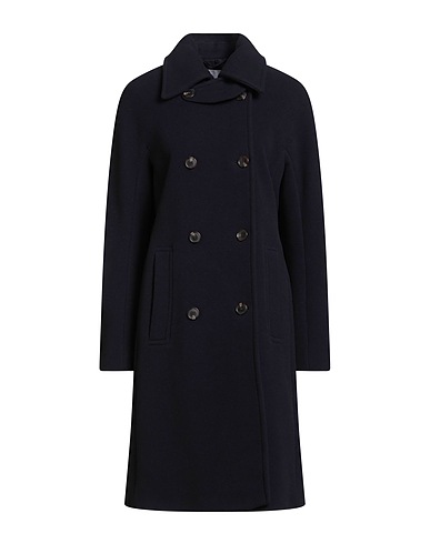 BOSS HUGO BOSS Cappotto Blu notte 72% Lana, 25% Poliammide, 3% Cachemire