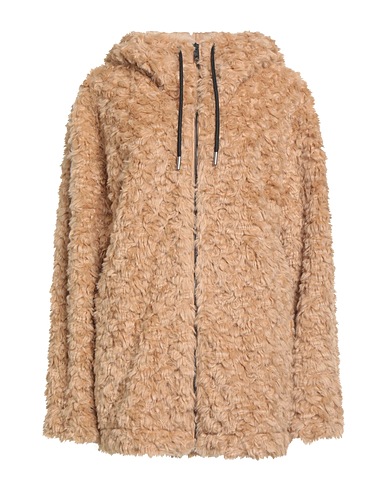 LIVIANA CONTI Teddy Coat Beige 55% Modacrylic, 28% Acrylic, 17% Polyester