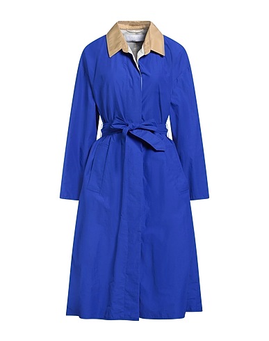 WEEKEND MAX MARA Soprabito Blu china 75% Poliammide, 25% Cotone