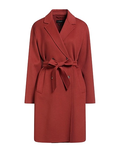 WEEKEND MAX MARA Caban e doppio petto Mattone 100% Lana Vergine
