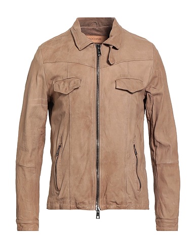 GIORGIO BRATO Jacket Light brown 100% Leather