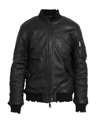 GIORGIO BRATO Bomber Black 100% Leather