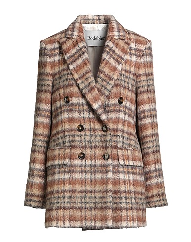 RODEBJER Coat Beige 30% Polyester, 26% Wool, 23% Acrylic, 18% Alpaca wool, 3% Polyamide