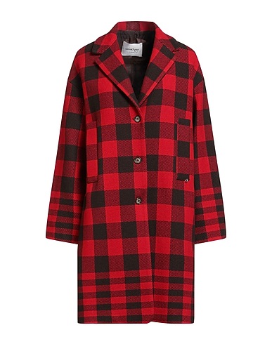OTTOD'AME Mantel Rot 51% Wolle, 25% Polyester, 11% Acryl, 10% Polyamid, 3% Andere Fasern