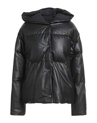 GIORGIO BRATO Shell jacket Black Leather
