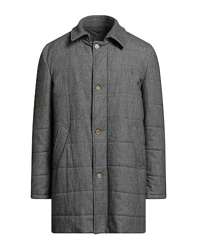 LUIGI BORRELLI NAPOLI Coat Grey 100% Virgin Wool