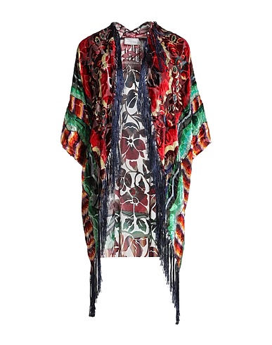 PIERRE-LOUIS MASCIA Full-length jacket Tomato red 75% Viscose, 25% Silk