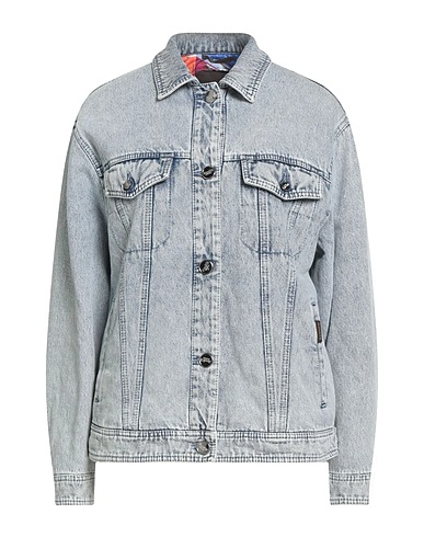 MOORER Denim jacket Blue 100% Cotton