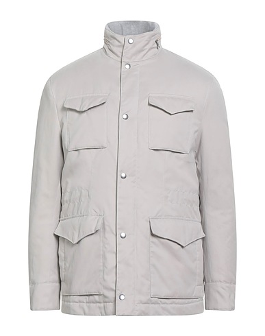 ELEVENTY Jacket Light grey 76% Polyester, 24% Polyamide