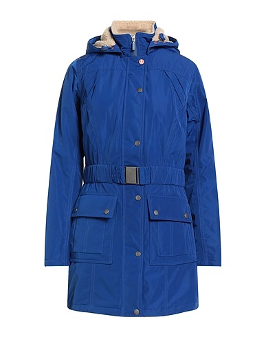 BARBOUR Coat Bright blue 100% Polyester