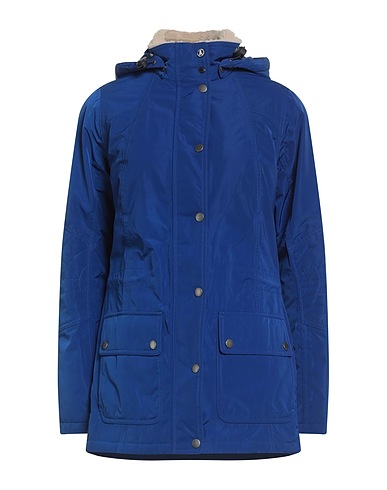 BARBOUR Coat Bright blue 100% Polyester