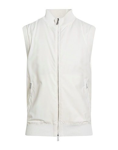 ELEVENTY Vest PLATINUM Ivory 54% Wool, 46% Polyamide, Cotton