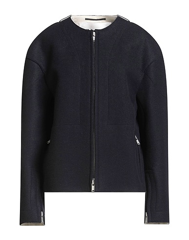 JIL SANDER Coat Midnight blue 100% Wool