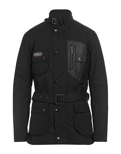 BARBOUR Cazadora X TRIUMPH Negro 100% Algodón