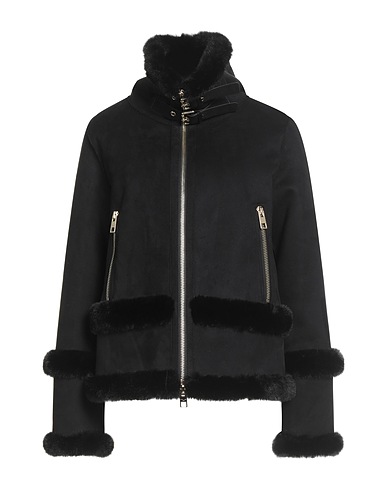 VIOLANTI Teddy Coat Black 100% Polyester