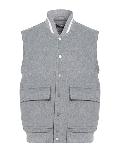 PESERICO Vest Light grey 90% Virgin Wool, 10% Cashmere, Polyamide