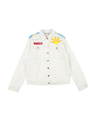 STELLA McCARTNEY KIDS Denim jacket White 98% Cotton, 2% Elastane