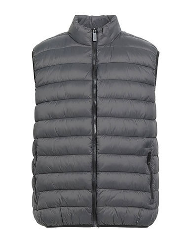 ELEVEN OUTERWEAR ベスト ガンメタル ナイロン 100%