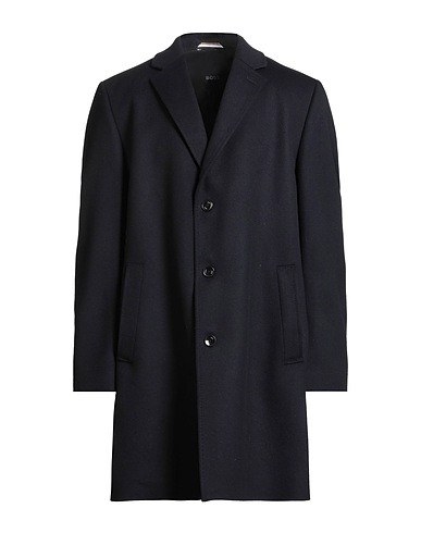 BOSS Coat Midnight blue 90% Virgin Wool, 10% Cashmere