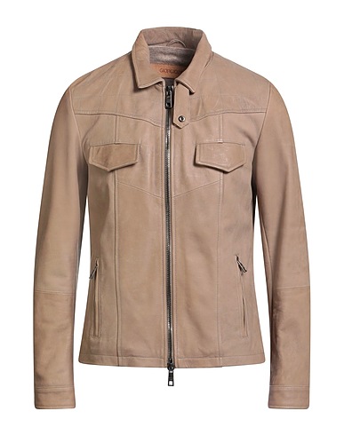 GIORGIO BRATO Jacket Khaki 100% Leather