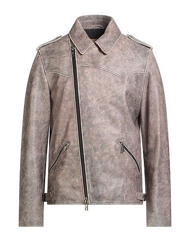 GIORGIO BRATO Jacket Taupe 100% Leather