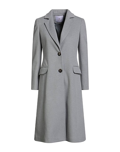 WHITE WISE Cappotto Grigio 91% Poliestere, 9% Viscosa