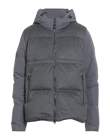 DUNO Doudoune Gris anthracite 100% Polyester, Laine, Viscose