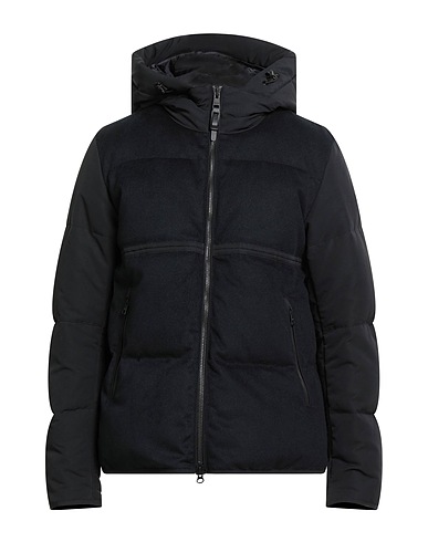 DUNO Shell jacket Midnight blue 100% Polyester, Wool, Viscose