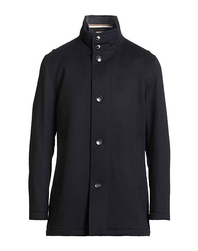 BOSS Cappotto Blu notte 90% Lana Vergine, 10% Cachemire, Poliacrilico, Lana, Poliammide