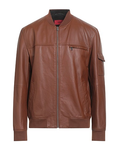 HUGO Bomber Marrone 100% Vacchetta
