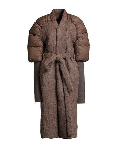 RICK OWENS Steppjacke Maulwurfsgrau 100% Schurwolle