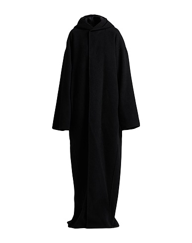 RICK OWENS Coat Black 100% Cashmere