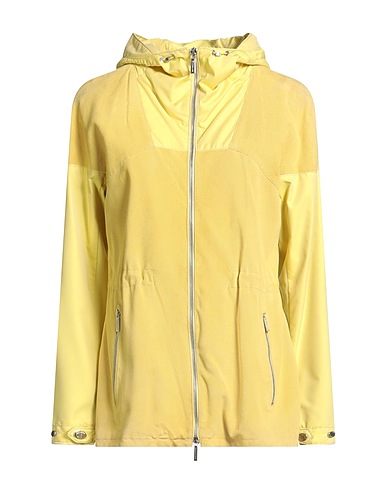 MOORER Jacket Pastel yellow 100% Leather, Modal