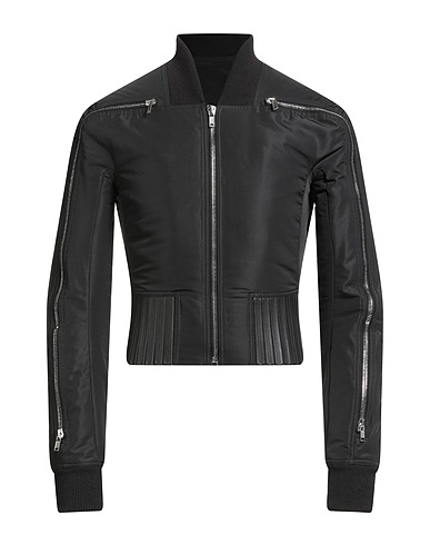 RICK OWENS 캐주얼 자켓 블랙 100% 폴리에스테르, 버진 울
