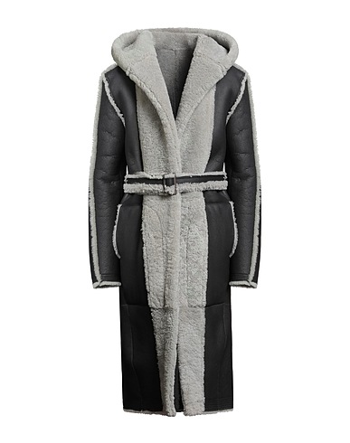 RICK OWENS Συνθετική γούνα Μαύρο 100% Μουτόν από αρνί