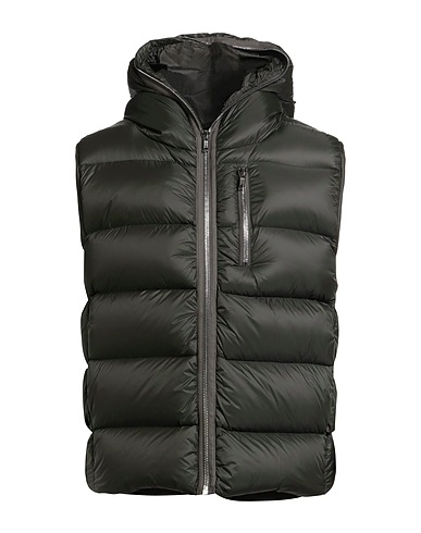 RICK OWENS Gilet Dark green 100% Polyamide