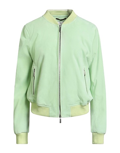 MOORER Bomber Light green 100% Ovine leather