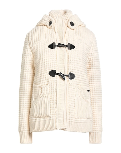 BARK Coat Off white 100% Polyester, Wool, Polyamide