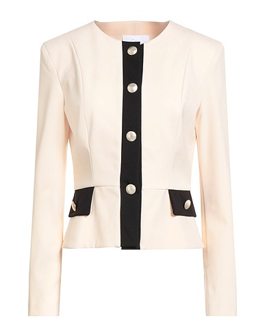 SOALLURE Jacket Ivory 52% Cotton, 40% Polyamide, 8% Elastane