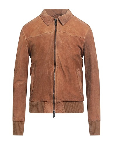 GIORGIO BRATO Jacket Camel 100% Leather