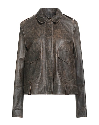 GIORGIO BRATO Jacket Brown 100% Leather