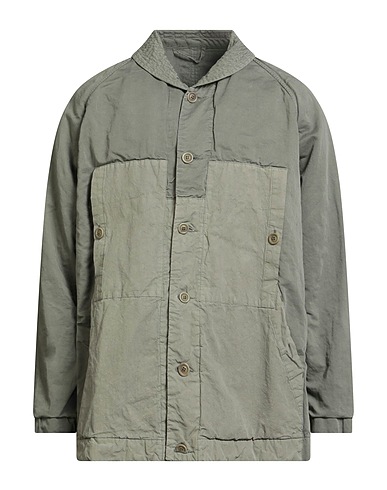 CASEY∘CASEY Jacket Military green 77% Cotton, 23% Linen