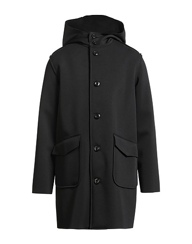 CLOCHIC HOMME Full-length jacket Black 80% Polyamide, 20% Elastane