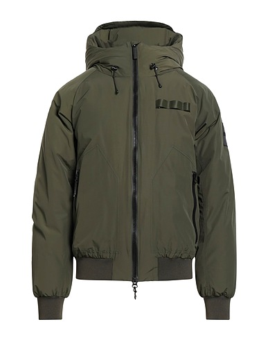 OUTHERE Shell jacket Military green 73% Nylon, 27% Cotton