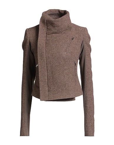 RICK OWENS Bikerjacke KHAKI 100% Schurwolle