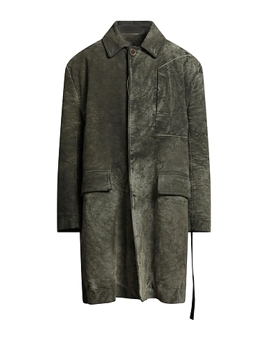 DRKSHDW by RICK OWENS Coat Military green 100% Cotton