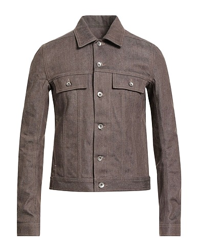DRKSHDW by RICK OWENS Denim jacket Khaki 100% Cotton