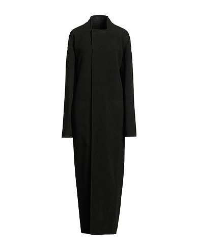 RICK OWENS Coat Dark green 100% Cashmere