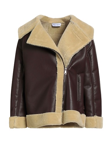 WEILI ZHENG Teddy Coat Cioccolato 100% Poliestere