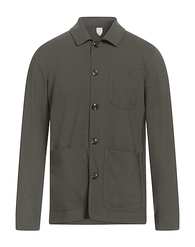 ALTEA Solid color shirt 96% Virgin Wool, 4% Elastane